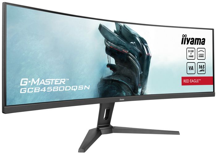 Ecran PC Gamer Incurvé - IIYAMA - 45 - DQHD - 165Hz - Dalle VA - 0,8ms - Ajustable - GCB4580DQSN-B1
