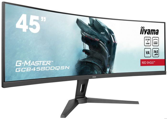Ecran PC Gamer Incurvé - IIYAMA - 45 - DQHD - 165Hz - Dalle VA - 0,8ms - Ajustable - GCB4580DQSN-B1