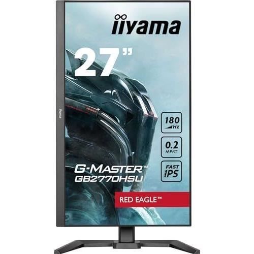 Ecran PC - IIYAMA - GB2770HSU-B6 - 27 IPS FHD 1920 x 1080 - 0,2ms - 180Hz - HDMI DP - Noir