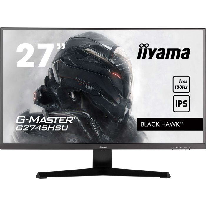 Ecran PC Gamer - IIYAMA - 27 - FHD - 100Hz - Dalle IPS - 1ms - G2745HSU-B2