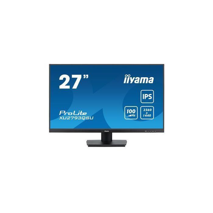 Ecran PC - IIYAMA - 27 - QHD - 100Hz - Dalle IPS - 1ms - Prolite XU2793QSU-B7