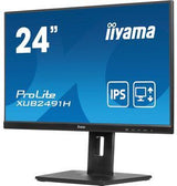 Ecran PC - IIYAMA - 23,8 - Full HD - 100Hz - Dalle IPS - 0.5ms - Pied réglable + Pivot - Prolite XUB2491H-B1