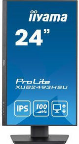 Ecran PC - IIYAMA - 23,8 - Full HD - 100Hz - Dalle IPS - 1ms - Pied réglable + Pivot - Prolite XUB2493HSU-B7