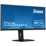 …cran PC - IIYAMA - XUB3493WQSU-B5 - 34 UWQHD - IPS - 100Hz - 4ms - HDMI/DP - USB HUB - Pied rÈglable - Noir