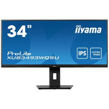 …cran PC - IIYAMA - XUB3493WQSU-B5 - 34 UWQHD - IPS - 100Hz - 4ms - HDMI/DP - USB HUB - Pied rÈglable - Noir