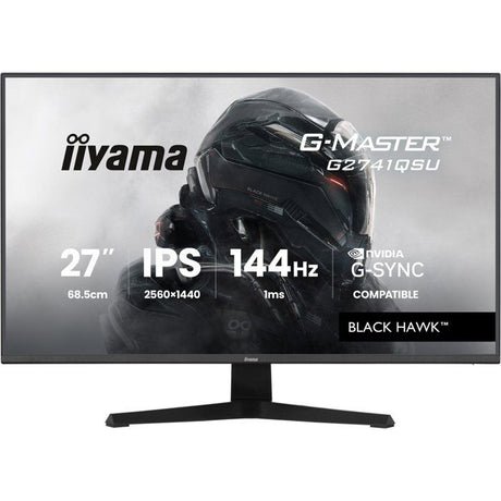 Ecran 27" Iiyama G-Master Black Hawk G2741QSU-B1 Quad HD 144Hz (Noir)