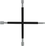 Clé en croix démonte-roue 3 douilles : 17/19/21mm et carré 1/2 - AEG - mousse antiglisse - Acier inoxydable HQ