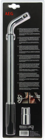 Clé démonte-roue dynamométrique préréglée a 100N/m - AEG - Douille réversible de 17 et 19mm -  Acier au chrome-vanadium