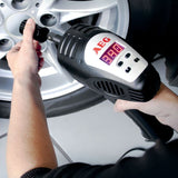 Clé a choc démonte-roue 12V 34 DaNm 2 douilles : 17-19 21-23 allume cigare ou batterie - AEG - Carré standard ½''