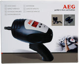 Clé a choc démonte-roue 12V 34 DaNm 2 douilles : 17-19 21-23 allume cigare ou batterie - AEG - Carré standard ½''