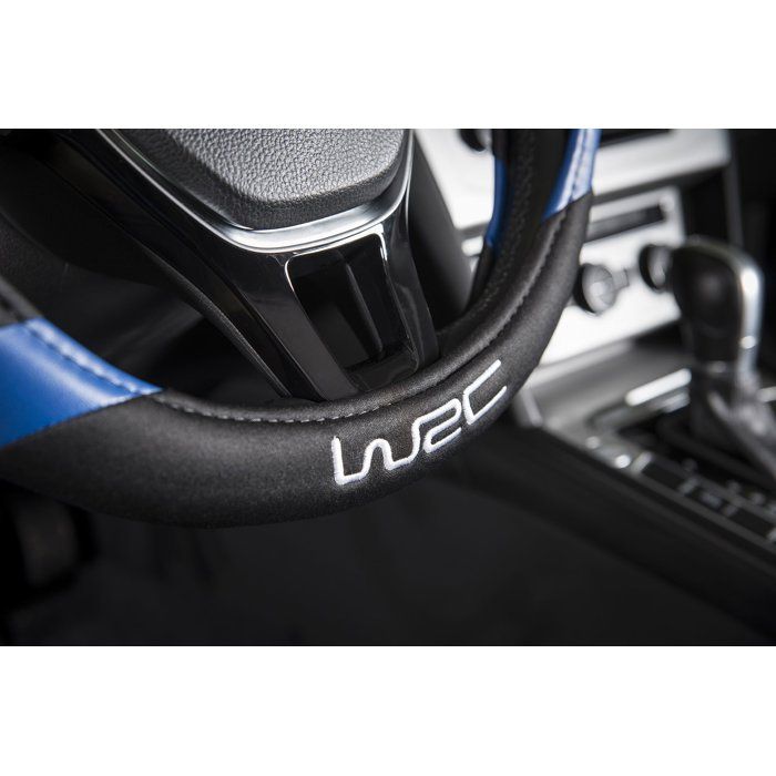 Couvre-volant Blue Race universel  volant de 35 a 38cm- WRC - Installation facile - Protege de la chaleur l'été et du froid l'hiver.