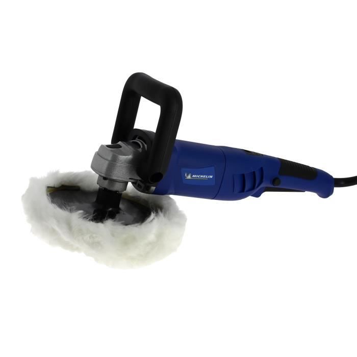 Polisheuse Pro 230V - 1100W - MICHELIN - Disque : 180 mm - Vitesse de rotation  : 600-3000 t/min - démarrage progressif - Ecran LCD