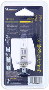 Ampoule H1 LIFE+100% 55W - MICHELIN -Feu de croisement, route, antibrouillard.