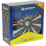 MICHELIN Enjoliveur 15 NVS 3D par 4 en boîte Noir