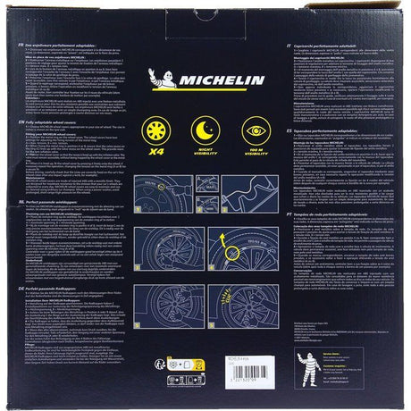 MICHELIN Enjoliveur 16 NVS 3D par 4 en boîte Noir