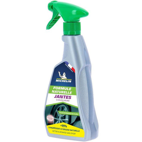 Nettoyant jantes pulvérisateur 500ml - MICHELIN - Formule Naturelle, tous types de jantes et enjoliveurs