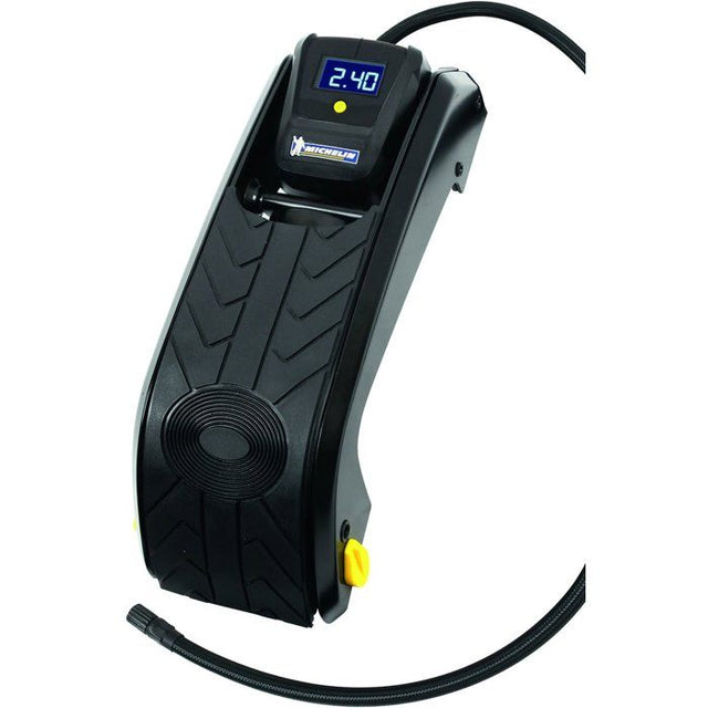 Pompe a pied a manometre digital - MICHELIN - Précision 0.05 bars jusqu'a 7 bars.