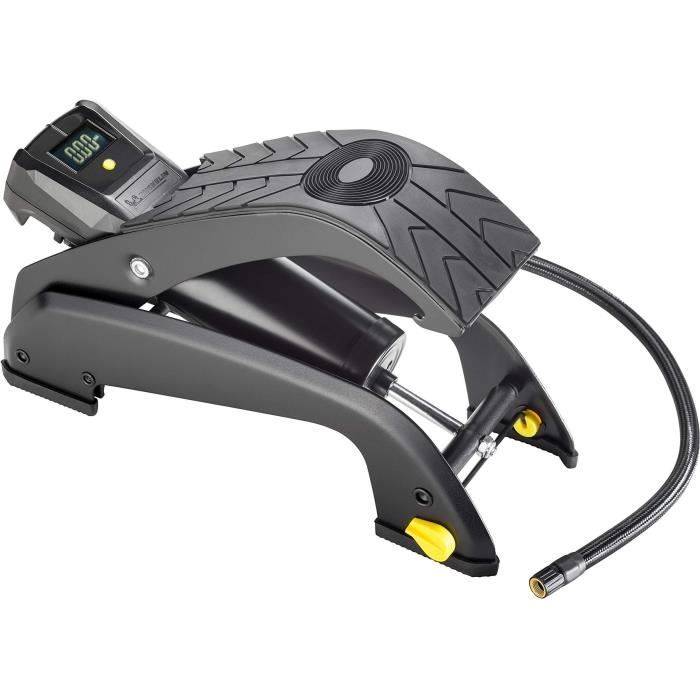 Pompe a pied a manometre digital - MICHELIN - Précision 0.05 bars jusqu'a 7 bars.