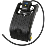 Pompe a Pied Double Piston manometre digital de 0.05 jusqu'a 7 bars- MICHELIN - Flexible nylon 60cm, embout laiton - psi, bar, kpa