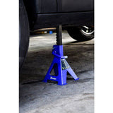 Chandelles a crémaillere Maxi 2 T hauteur 280 a 415mm - MICHELIN - Blocage facile et rapide avec levier + goupille de sécurité