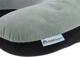 Coussin microbilles 2en1 Cale nuque et Oreiller 37x29x10cm - KINE TRAVEL - Microbilles et textile doux ultra confort
