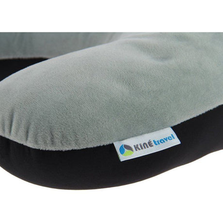 Coussin microbilles 2en1 Cale nuque et Oreiller 37x29x10cm - KINE TRAVEL - Microbilles et textile doux ultra confort