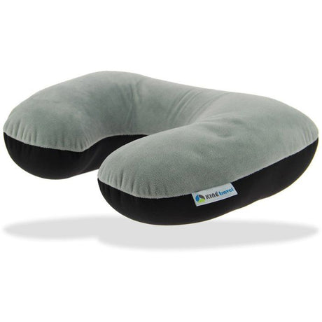 Coussin microbilles 2en1 Cale nuque et Oreiller 37x29x10cm - KINE TRAVEL - Microbilles et textile doux ultra confort