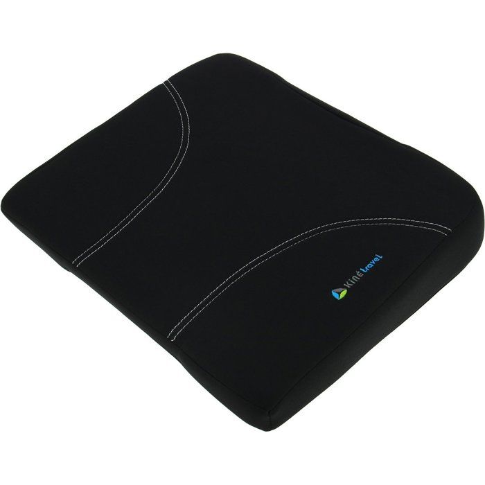 Coussin correcteur assise auto en mousse 38,5 x 32 x 7/4,5 cm - KINE TRAVEL - développés et testés avec un kiné