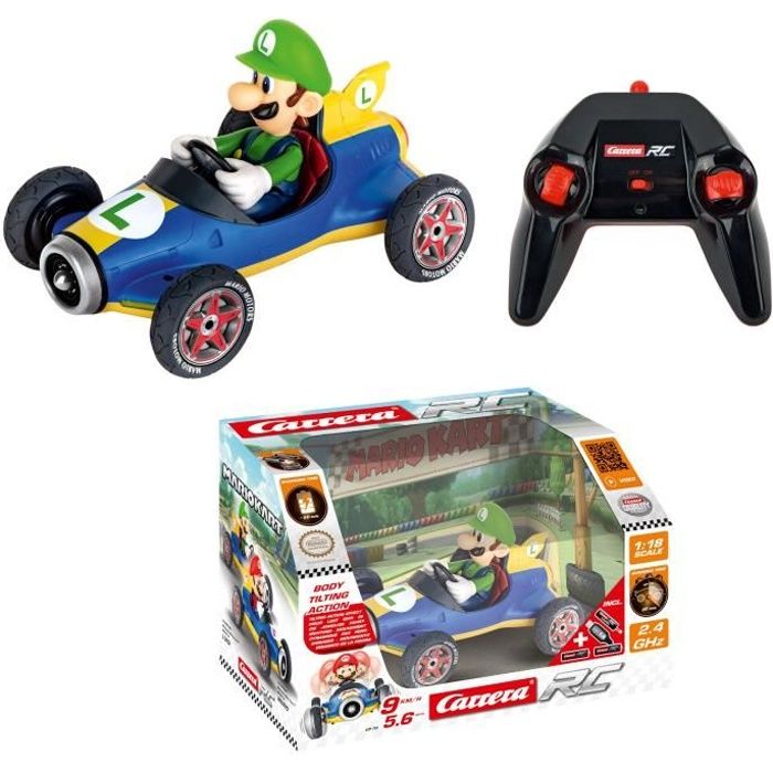 CARRERA-TOYS - 2.4GHz Mario Kart™ Mach 8, Luigi