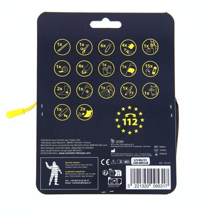 Trousse de premiers secours -MICHELIN - 44 pieces