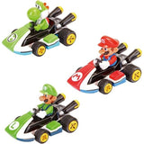 Voiture minitature Mario Kart a rétrofriction, Pack de 3, Echelle 1:43, CARRERA Pull & Speed, Des 4 ans