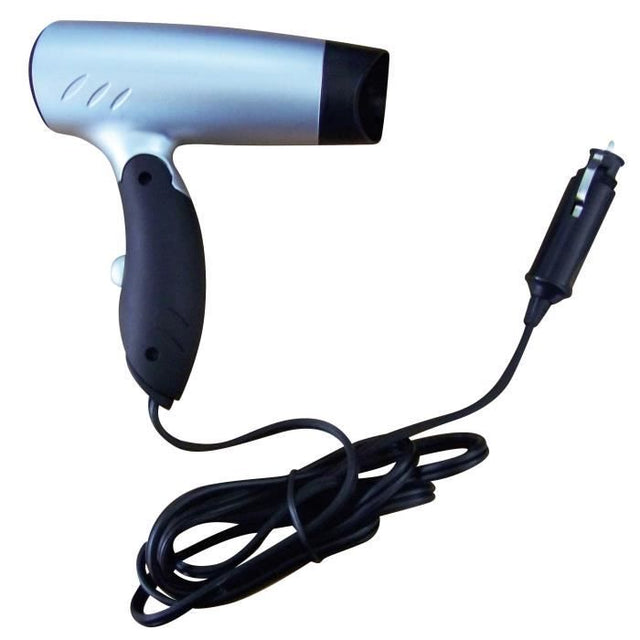 Seche-cheveux - INCASA - 1,50 m - 180 W - Fonction chaud et froid - Branchement sur prise allume-cigare