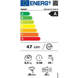 Lave-linge hublot INDESIT IMW862MYTIMEFR MyTime - 8 kg - Induction - L60cm - 1200 trs/min - Classe A - Blanc