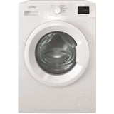 Lave-linge hublot INDESIT IMW862MYTIMEFR MyTime - 8 kg - Induction - L60cm - 1200 trs/min - Classe A - Blanc