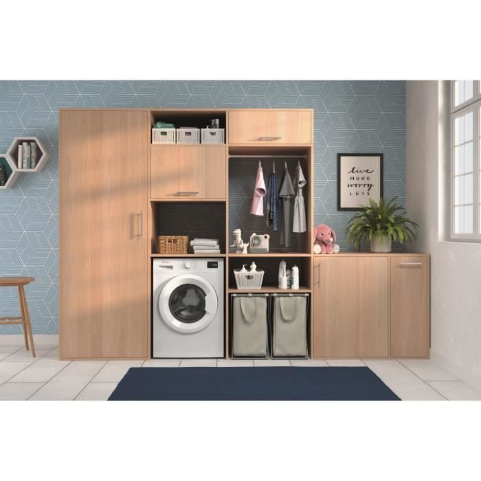 Lave-linge hublot INDESIT IMW862MYTIMEFR MyTime - 8 kg - Induction - L60cm - 1200 trs/min - Classe A - Blanc