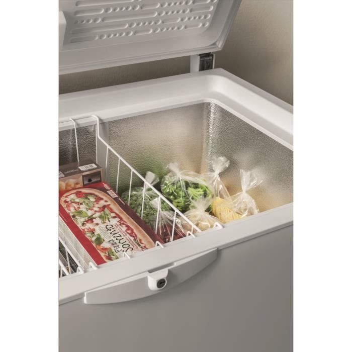 CongÈlateur coffre - INDESIT OS2A450HFR - 437L - Classe E - L 140,5 cm x H 91,6 cm - blanc