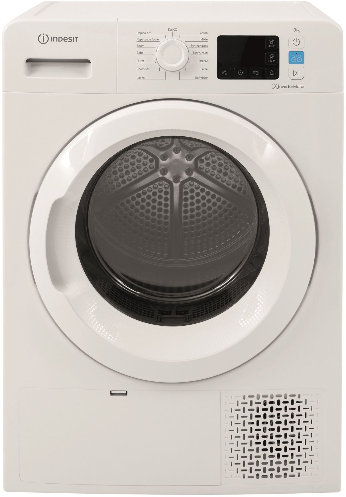 Seche-linge pompe a chaleur INDESIT YTM1193XFR - 9 kg - L60cm - Classe C - Blanc