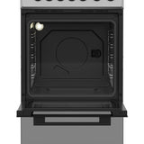 Cuisiniere vitrocéramique - INDESIT - I5V3PCS - 4 foyers - 7,7 KWh - L50 cm - Silver