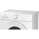 Lave-linge hublot INDESIT IMA762MYTIMEFR - 7 kg - Induction - 1200 trs/min - Push&Go - Classe A - Blanc