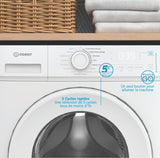 Lave-linge hublot INDESIT IMA762MYTIMEFR - 7 kg - Induction - 1200 trs/min - Push&Go - Classe A - Blanc