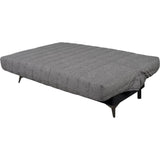 INDY Clic-clac - 2/3 places - Matelas SIMMONS Ep.13 cm - Mousse HR 35 kg/m3 - Tissu Noir - Fabriqué en France