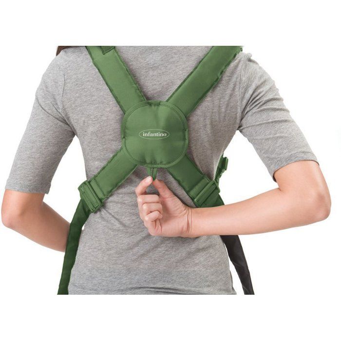 Porte bébé - INFANTINO - Swift classic - Avec poche et bavoir - Vert