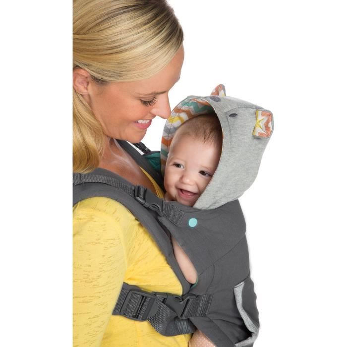 Porte-BÈbÈ INFANTINO Cuddle Up Ourson - 2 modes : ventral face et dorsal