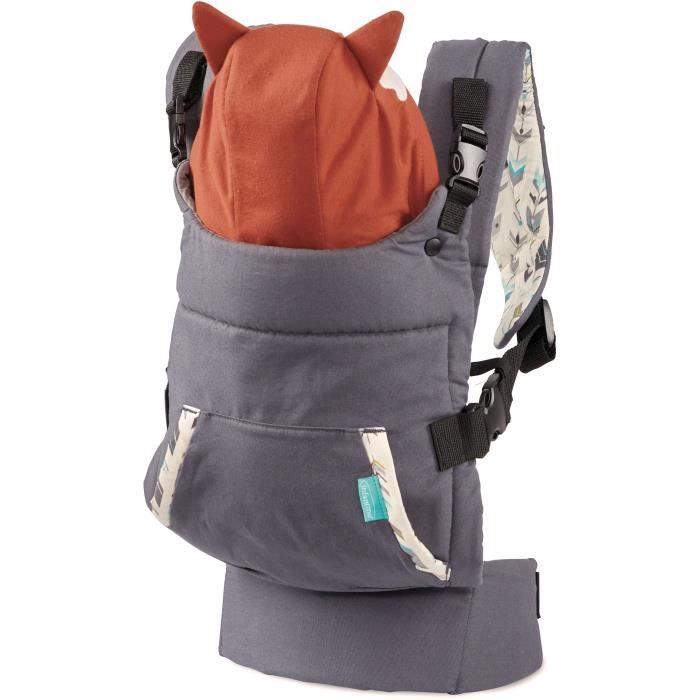 INFANTINO Cuddle Up Fox Baby Carrier - 2 modes: front facing and back facing