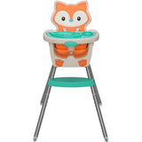INFANTINO Chaise haute 4 en 1 Renard
