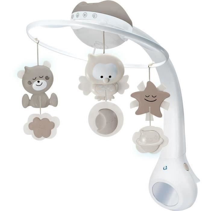 Mobile - INFANTINO - 4915 - Douce Nuit 3en1 - Blanc