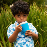 Ma premiere tasse - INFANTINO - Silicone - Bleu océan