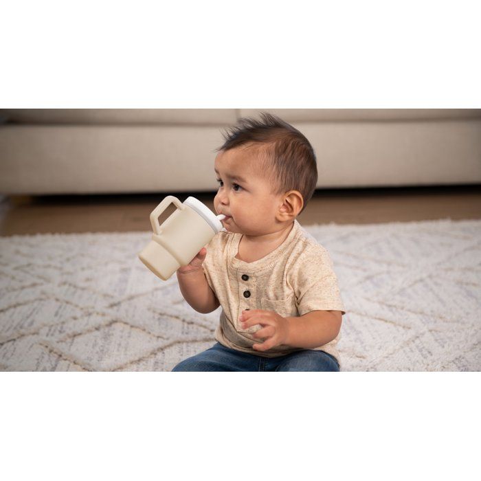 Ma premiere tasse silicone - INFANTINO - 255 ml - Sand