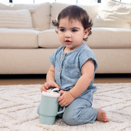 Ma premiere tasse silicone - INFANTINO - 255 ml - Moody Blue