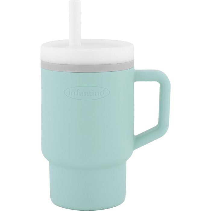 Ma premiere tasse silicone - INFANTINO - 255 ml - Moody Blue